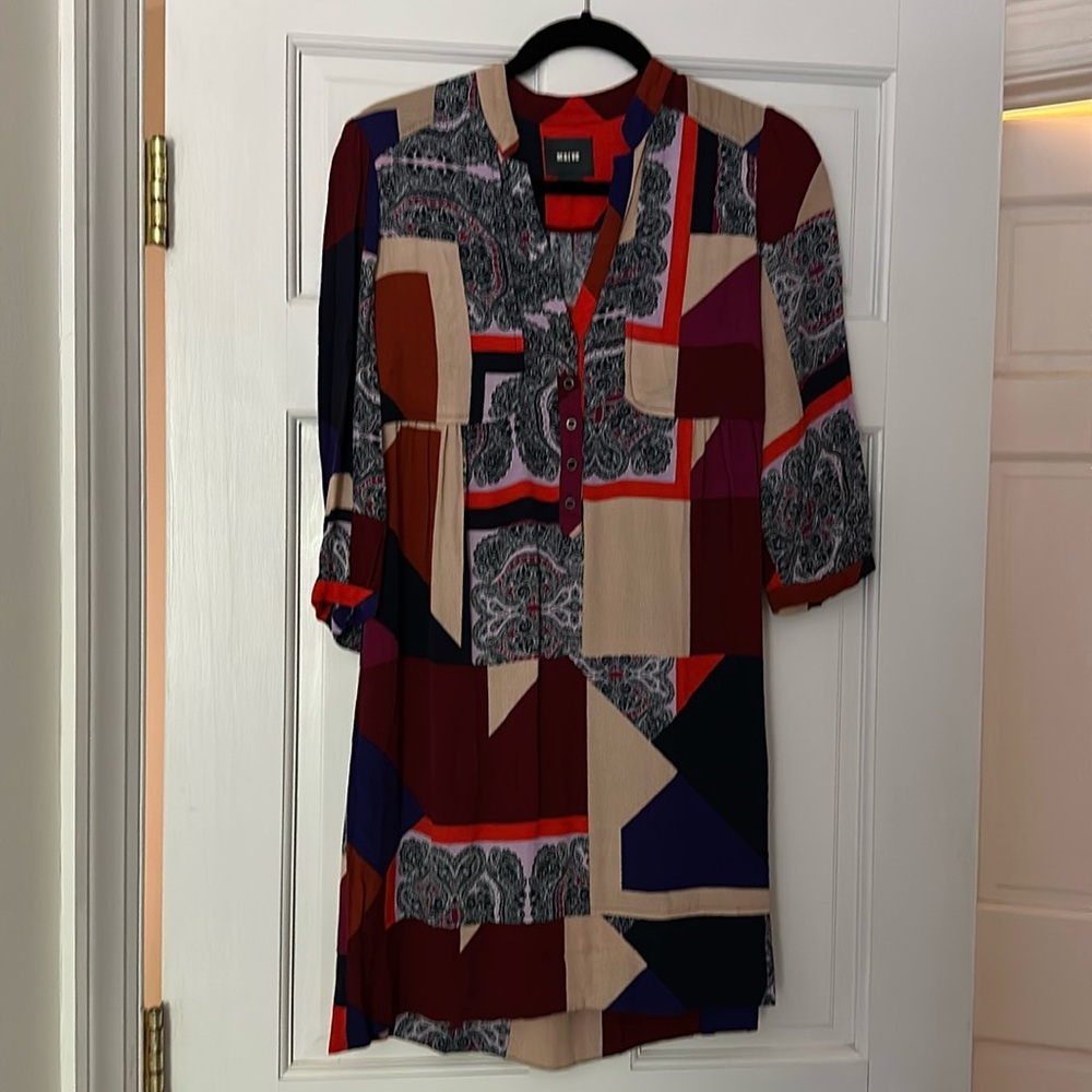 Maeve mini shift dress